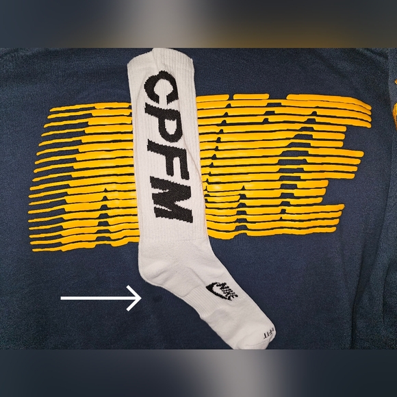 Nike Cactus Plant Flea Market. CPFM XL Fleece Crewneck Sock - Picture 11 of 11